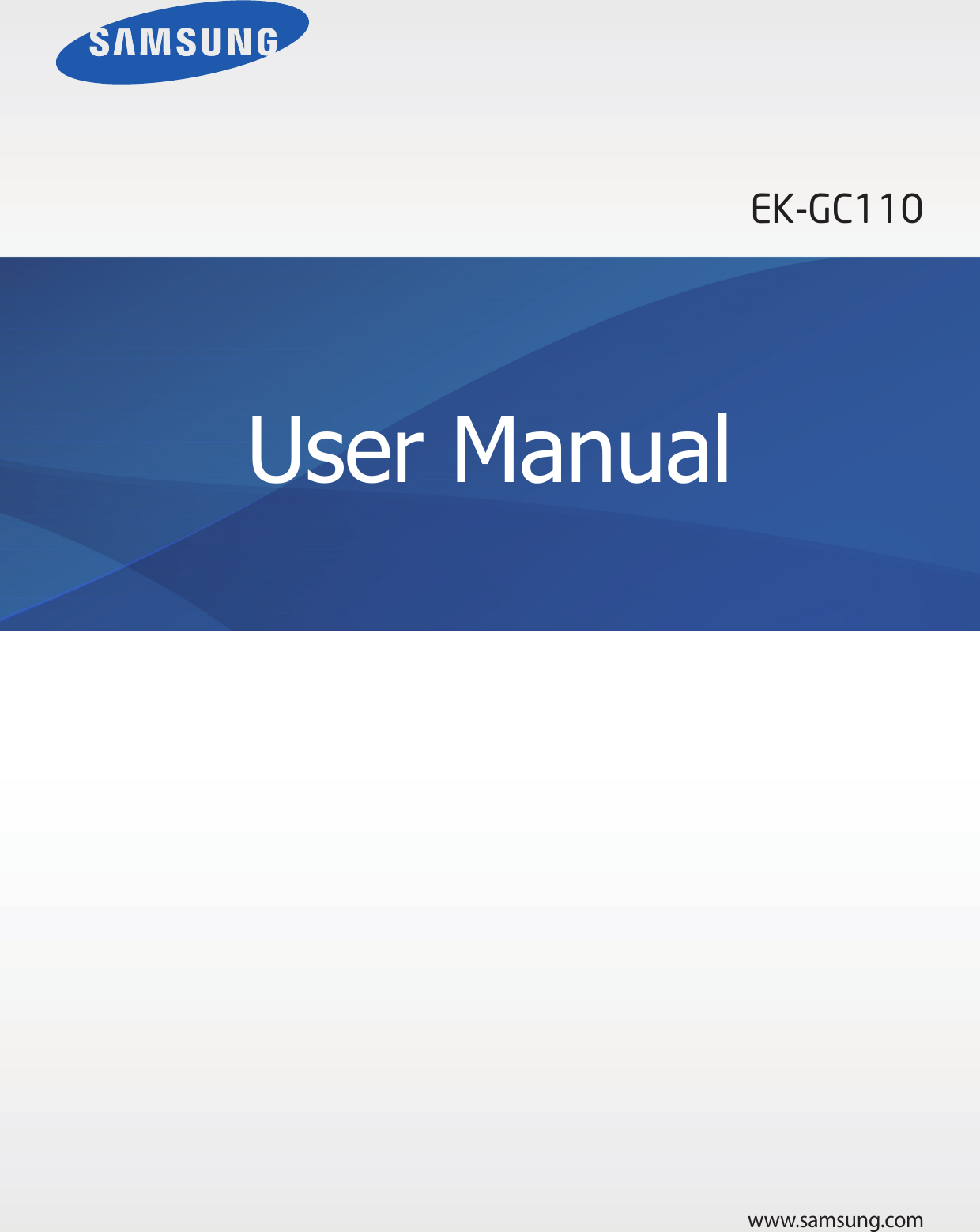 Samsung Camera Ek-gc110 User Manual